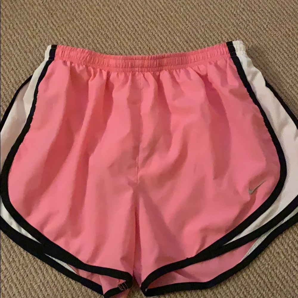 Nike dri fit pink shorts